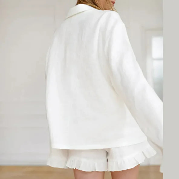 Cotton Shirt and Pajama Set