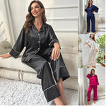 Load image into Gallery viewer, Plus Size Satin Pajama Set
