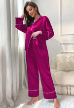 Load image into Gallery viewer, Plus Size Satin Pajama Set
