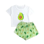 Load image into Gallery viewer, Cute Printed Women&#39;s Short-Sleeved Pajama Set

